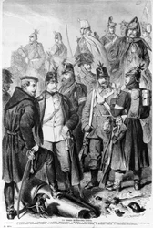 War of Duchies, Austrian and Prussian Soldiers and Officers Fighting for Schleswig-Holstein, 1864, published in Leipzig